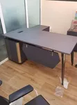 1.6m Executive Office Table with Drawer and Extension - 1