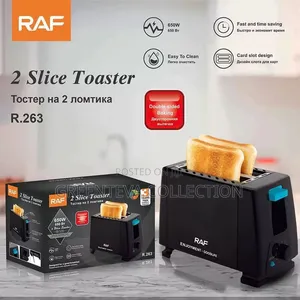 RAF Pop-Up Toaster (4-Slice, 6 Shirye-shirye)