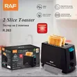 RAF Pop-Up Toaster (4-Slice, 6 Shirye-shirye) - 1