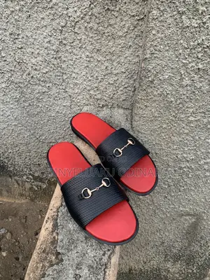 Quality Handmade Leather Slides - Size 44