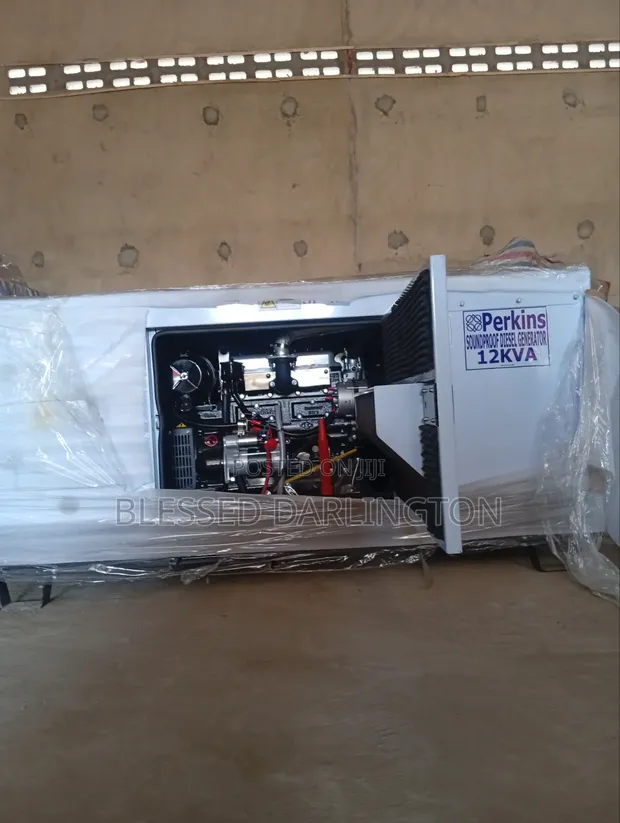 12kVA Perkins Soundproof Diesel Generator - 1