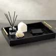 Quality 3-in-1 Bamboo Black Tray - 2