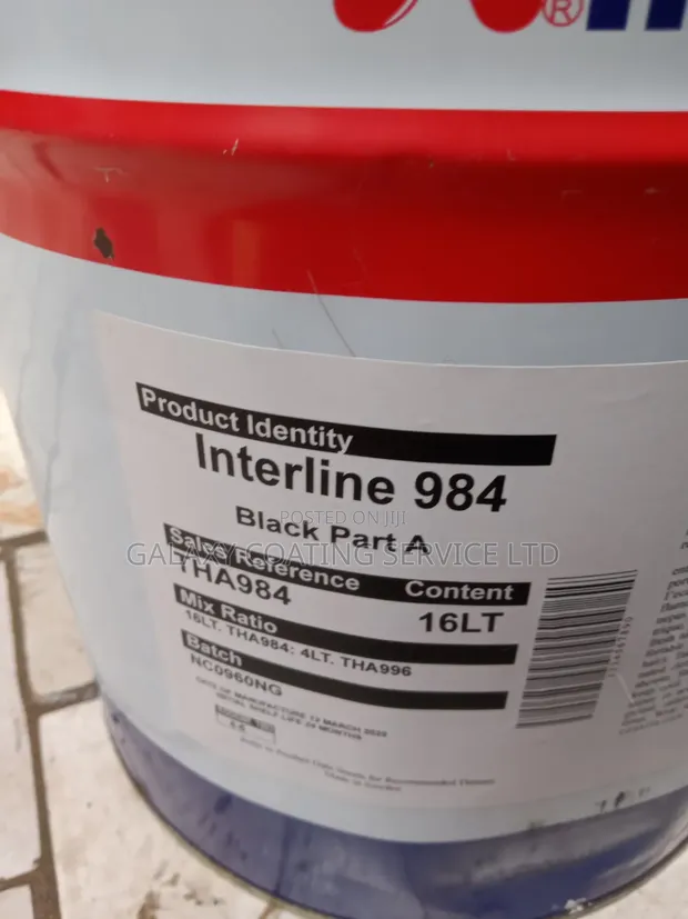 Interline 984 Epoxy Black Tank Lining & Marine Coating - 1