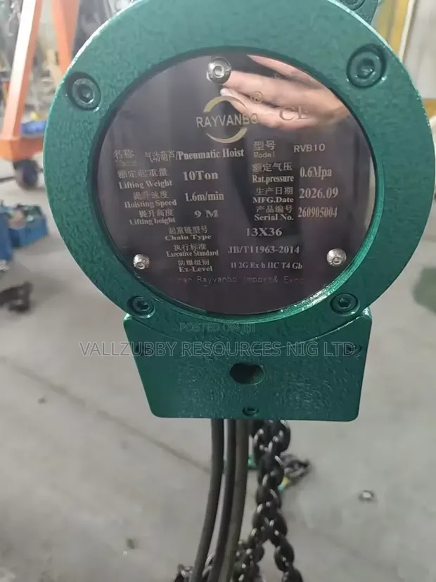 Pneumatic Chain Hoist - 10ton, 5ton, 3ton, 1ton - 1