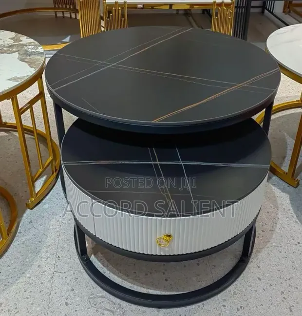 2-in-1 Center Table na Ceramic da Leda - 1