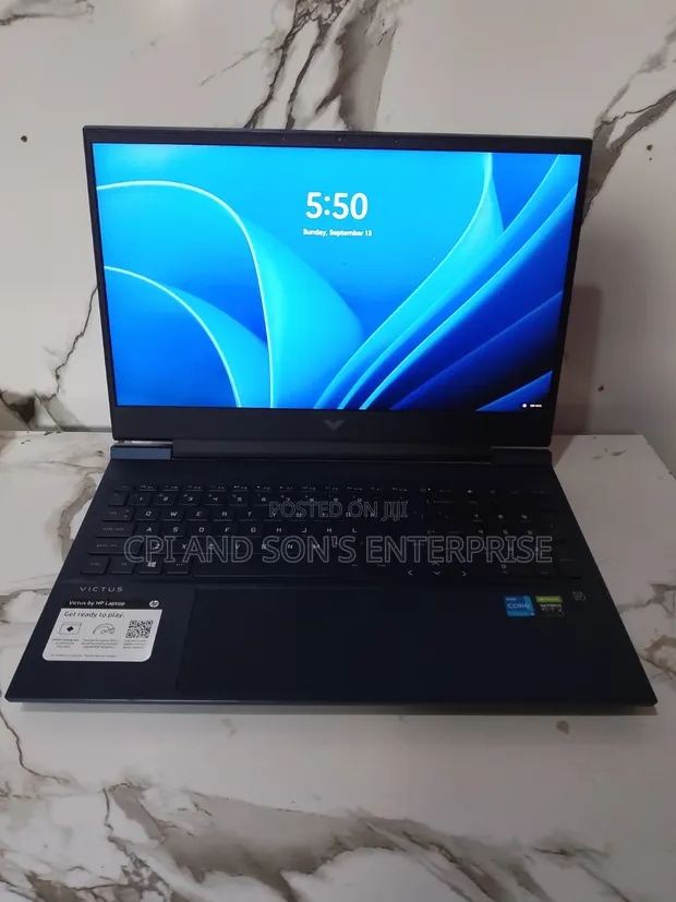 HP Victus 16 Laptop - Intel Core i5, RTX 3050 Ti, 8GB RAM, 256GB SSD - 1
