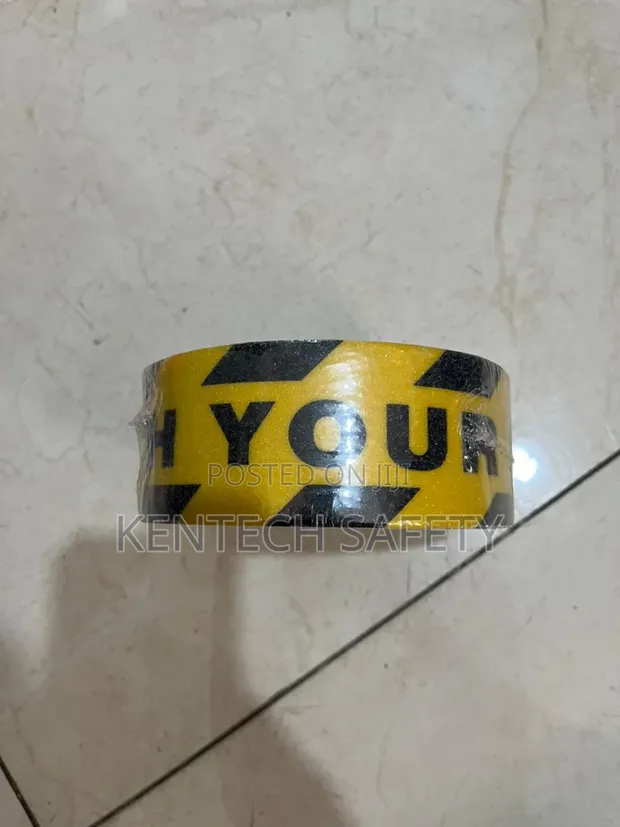 Yellow and Black Caution Tape - 1