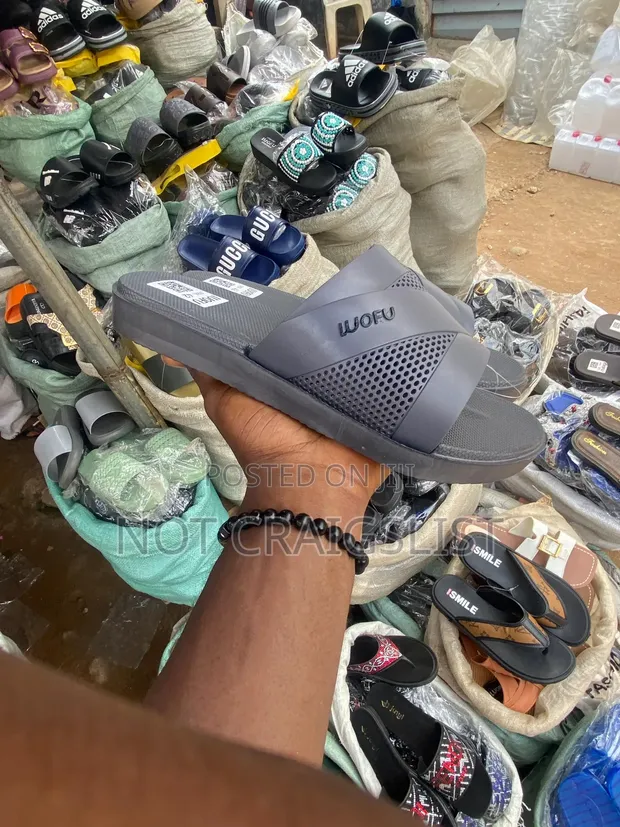 Luofu Rubber Slippers - Sizes 39-42, Lekki Delivery - 1