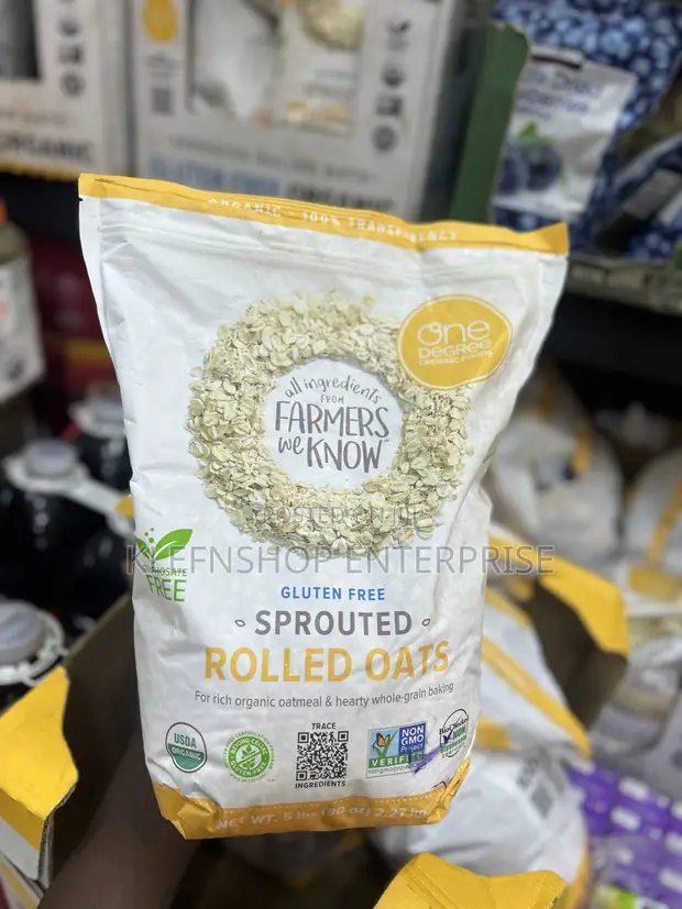 One Degree Organic Sprouted Rolled Oats 2.27kg - 1
