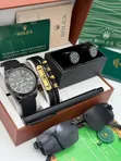 Rolex Men's Watch, Pen, Bracelet, Cufflinks & Sunglasses Set - 2