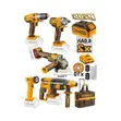 INGCO 20V 5-Piece Cordless Industrial Combo Kit - 2