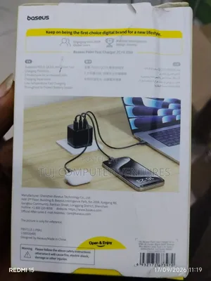Baseus 65W GAN Cajin Gaggawa (Laptop)