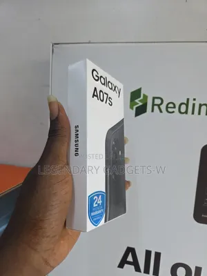 New Samsung Galaxy A07s 64GB Black