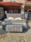 6x6 Babban Katifa Da Aljihu A Gefuna - Grey - 1