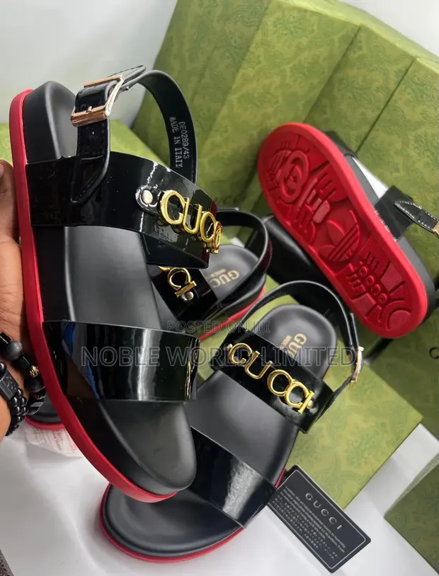 Gucci Slides/Sandals - Black - 1