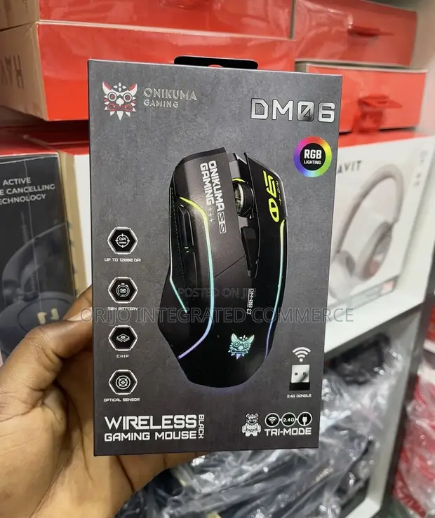 Onikuma DM06 RGB Wireless Gaming Mouse - 1