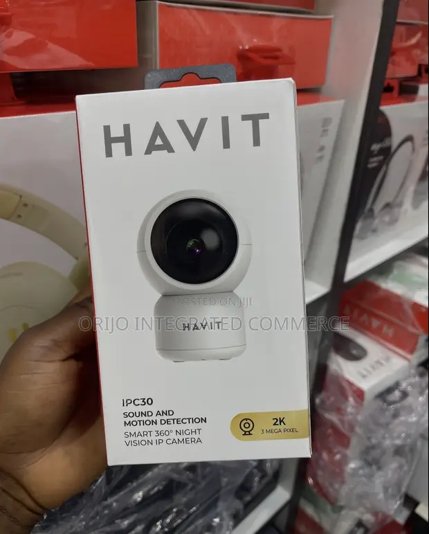 Smart 360° Night Vision IP Camera with Sound & Motion Detect - 1