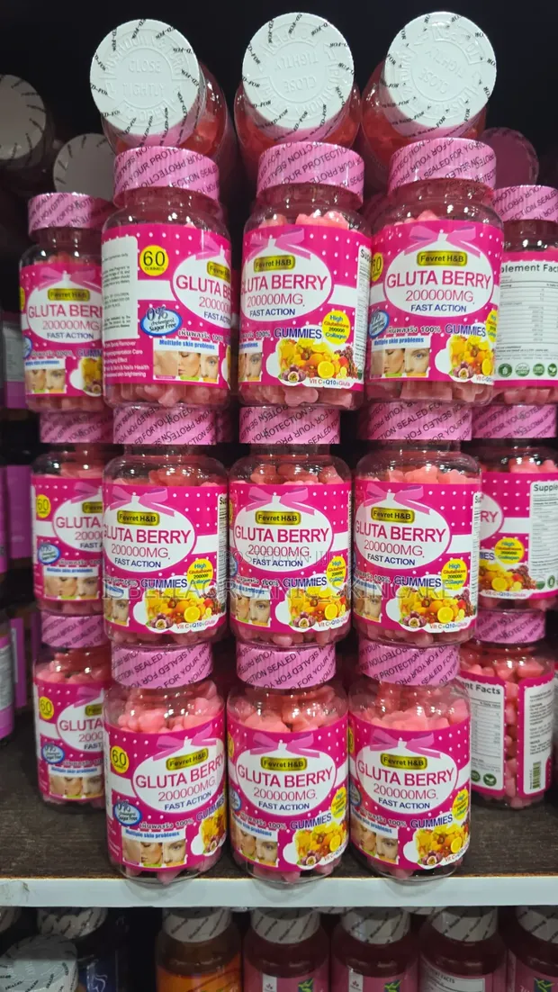 Gluta Berry Gummies - 200,000mg Glutathione Blend - 1