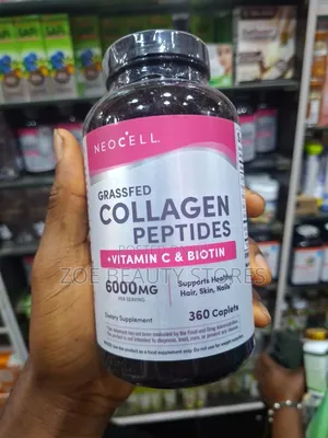 Neocell Grass-Fed Collagen Peptides + Vitamin C & Biotin - 360 Caplets