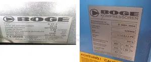 Boge S31-2 Compressor Mai Ƙunƙun Gwiwa (22 kW)