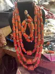 Luxury Traditional Coral Beads, Bridal Handfans & Isiagwu Sets - 2
