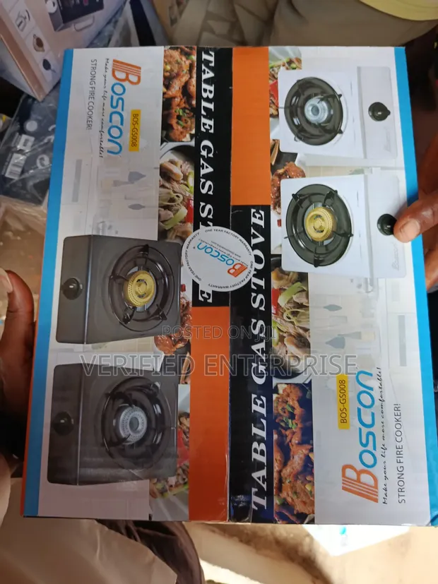 Boscon 1-Burner Table Gas Cooker - 1