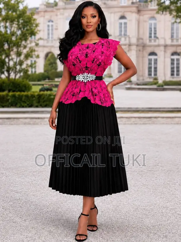 Louis Vuitton Miyaki 2-Piece Cord Lace Gown Set - 1