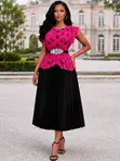 Louis Vuitton Miyaki 2-Piece Cord Lace Gown Set - 2