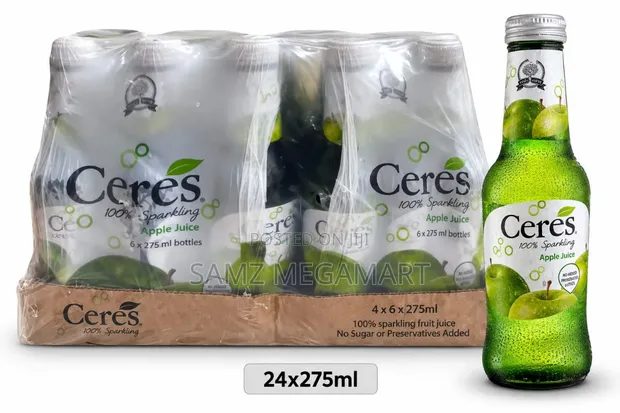 Ceres 100% Sparkling Apple Juice 24x275ml - 1