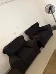 Home Interiors 8-Seater Black Sofa Set - 3