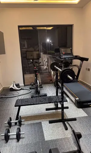 Pro Tech 4HP Mini Gym Combo (Treadmill, Bench, Bike, Dumbbells)