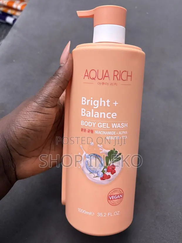 Aqua Rich Bright + Balance Body Gel Wash - 1000ml - 1