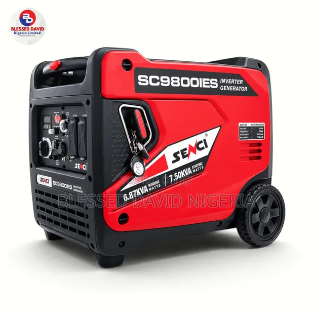 Senci SC9800iES 6.87kVA Silent Inverter Petrol Generator - 1