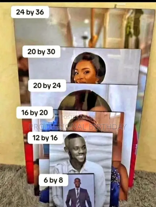Acrylic Photo Frames - Various Sizes - 1