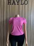 Aldo Blue Cotton Top - One Size - 3