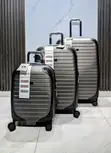 Set of 3 High Quality Rubber Luggage - 2