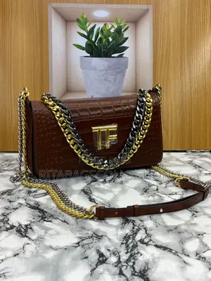 Tom Ford Crocodile-Embossed Shoulder Bag