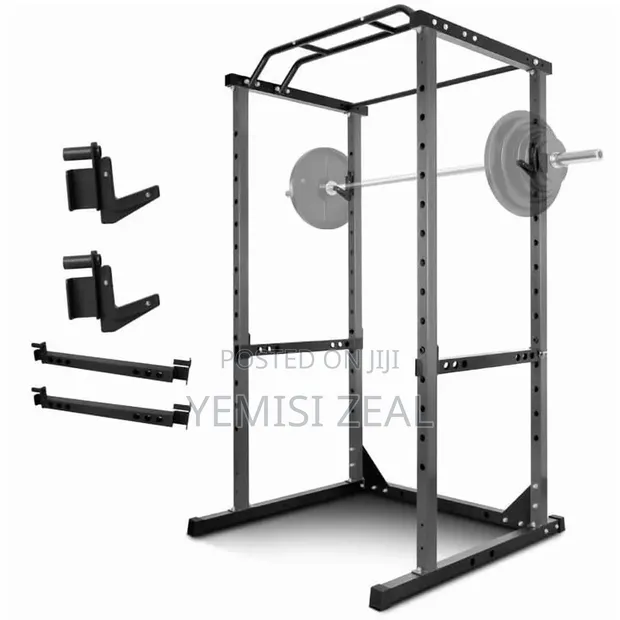 Gym Master Squat Rack - Sabon Abu - 1