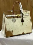 Premium Italian Leather Bag 40cm - 3