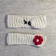 Cute Adjustable Ribbed Headband with Flower Puff for Kids - 2