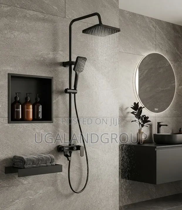 Modern Brimix Black Shower System - 1