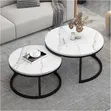 2-in-1 Ceramic Center Table - 2