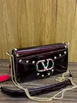 Valentino Garavani Patent Leather Shoulder Bag - 2