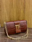 Tom Ford Croc-Embossed Leather Shoulder Bag - 4
