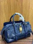 Premium Givenchy Handbag with Embossed Floral Detail - 1