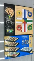 Wasannin Kwamitin Magnetic 5-in-1 (Ludo, Chess, Dart, Checkers, Macijin da Sama) - 2