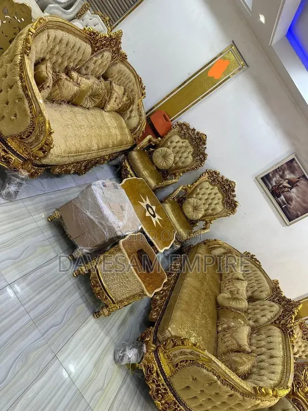 Luxury Egyptian 8-Seater Royal Sofa - 1