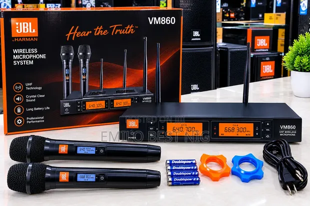 VM 860 Original JBL 2 Handle Wireless Microphone - 1