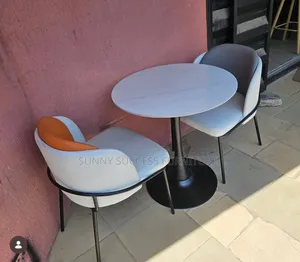 Home Interiors Restaurant/Bar Dining Set (2-Seater, Round)
