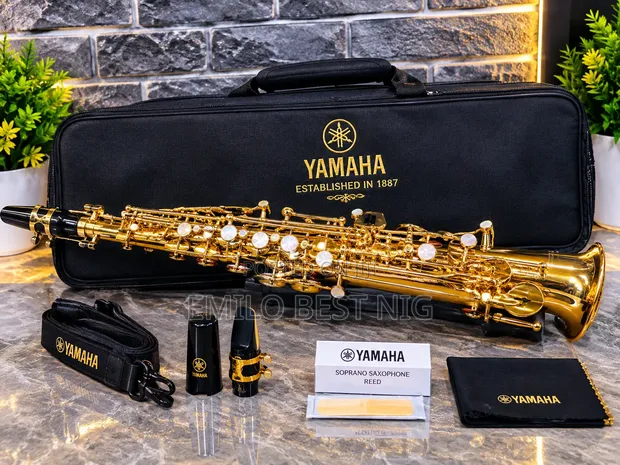 Professional Yamaha Soprano Straight Saxophone - 1